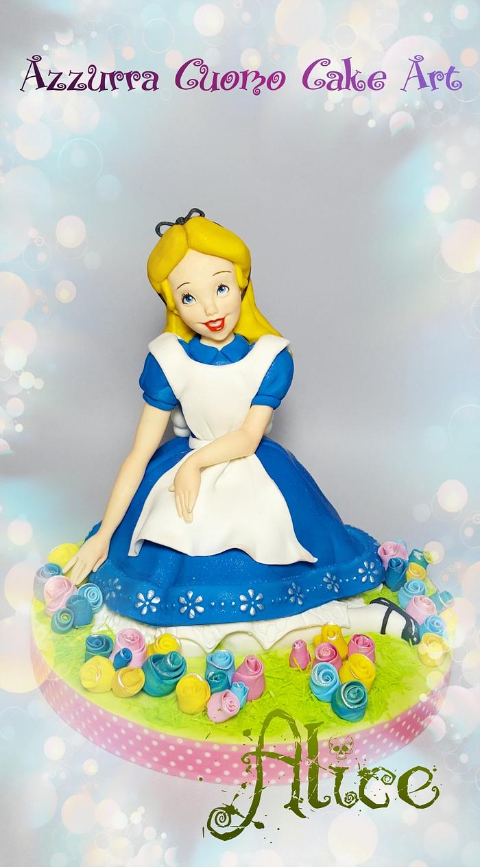 Alice in Wonderland cake topper - Decorated Cake by - CakesDecor