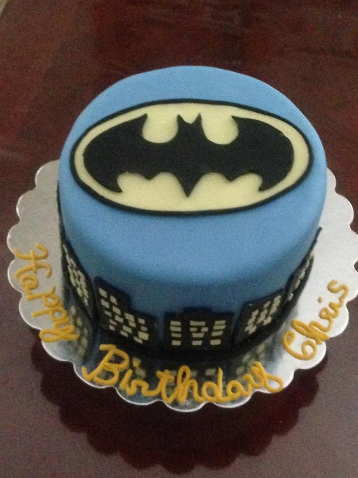 Batman Cake for a Batman Fan