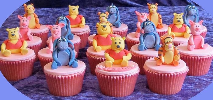 Winnie Pooh & Friends Cupcakes
