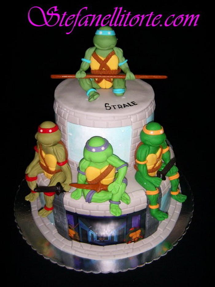 TMNT Ninja Turtles cake