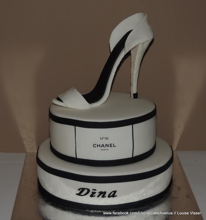 Chanel pump cake