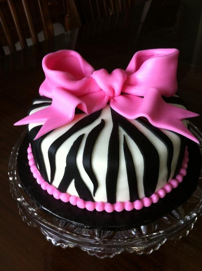 zebra cake