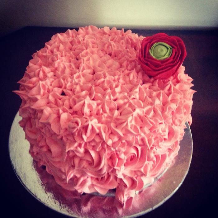 Flowers and buttercream 