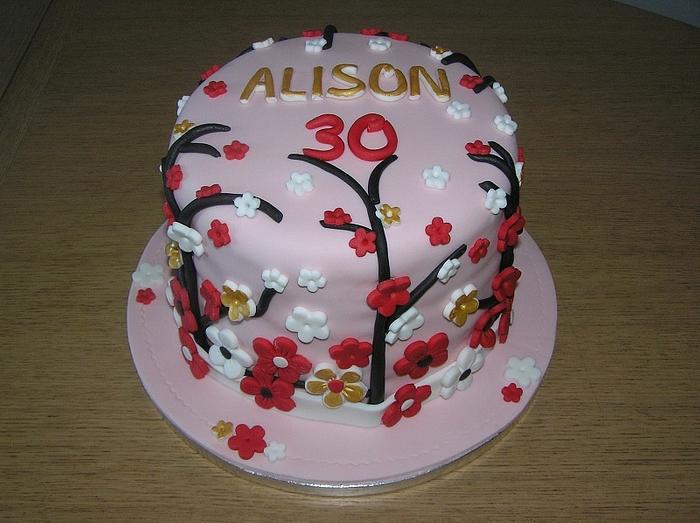 Flower Tree Cake 