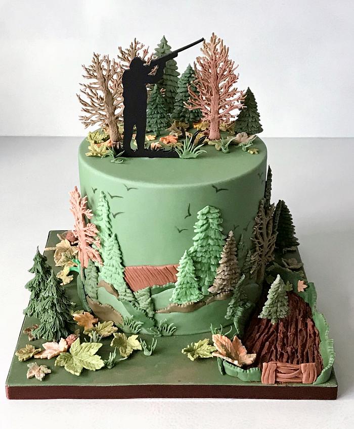Autumnal Birthday Cake