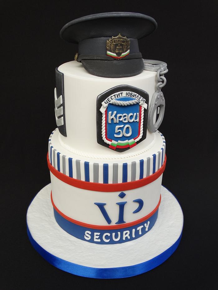 VIP SECURITY cake