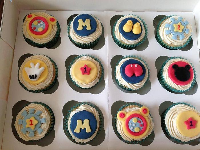 Mickey Mouse clubhouse Cupcakes