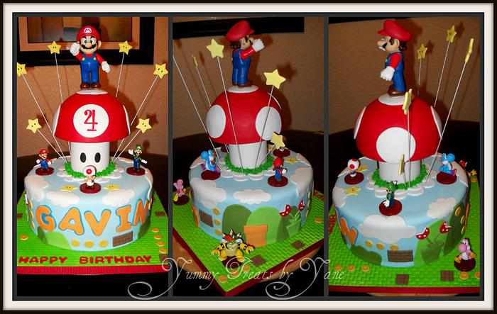 Mario Cake Collage!