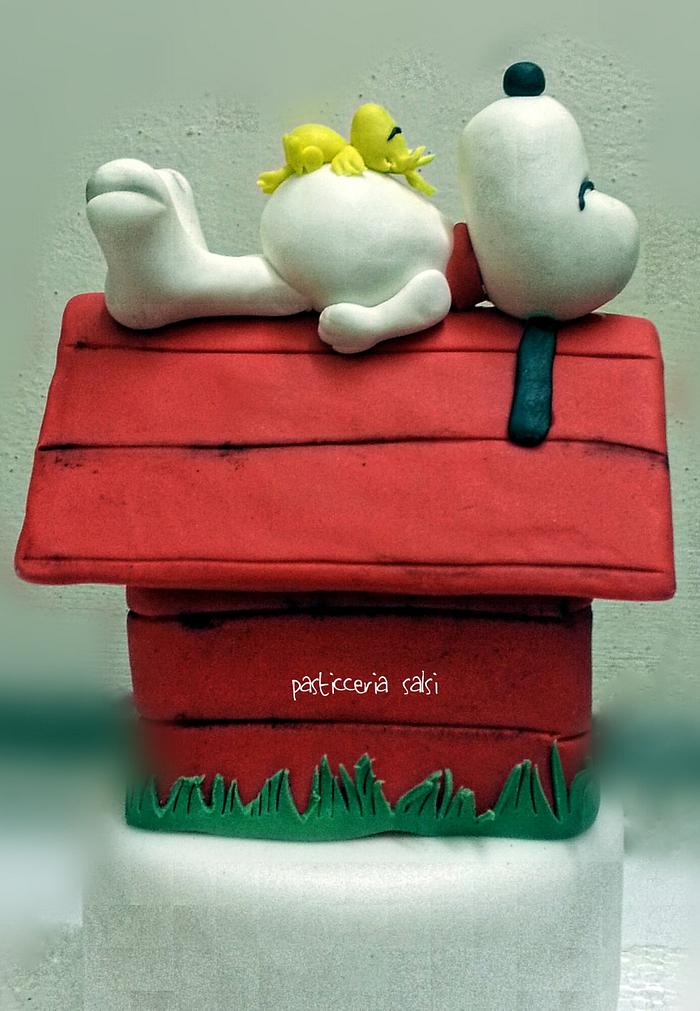 Snoopy cake 