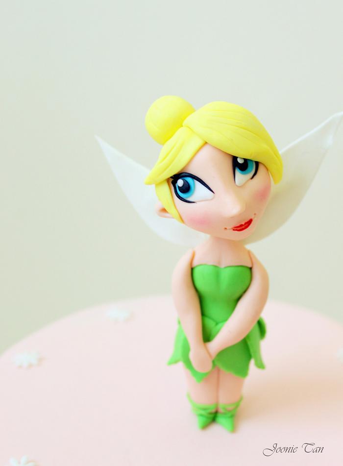 Tinkerbell theme Cake