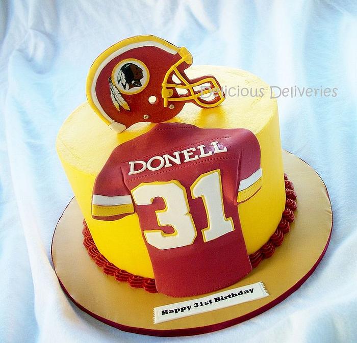 Redskins Birthday Cake