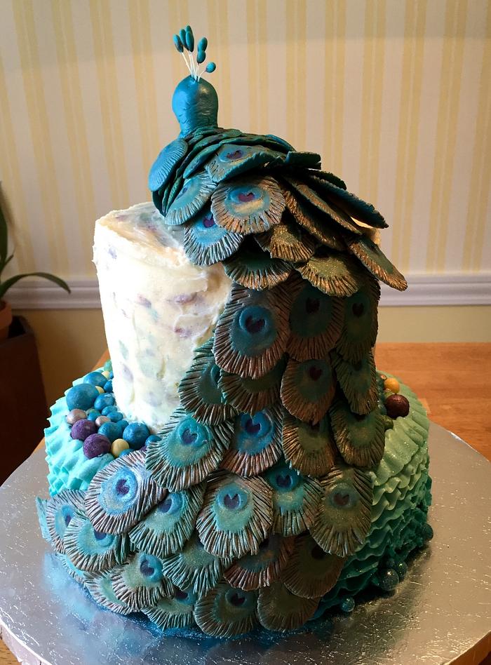 Colleen's Peacock Cake