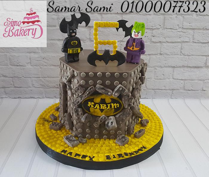 Batman lego cake 