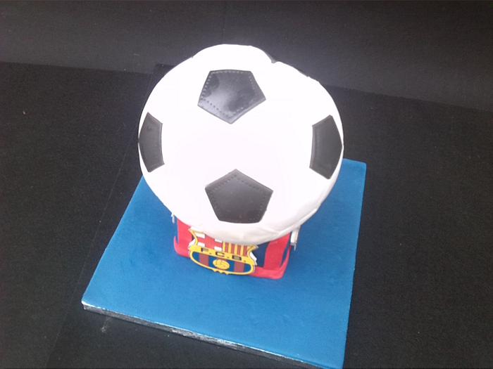 Barcelona ball cake