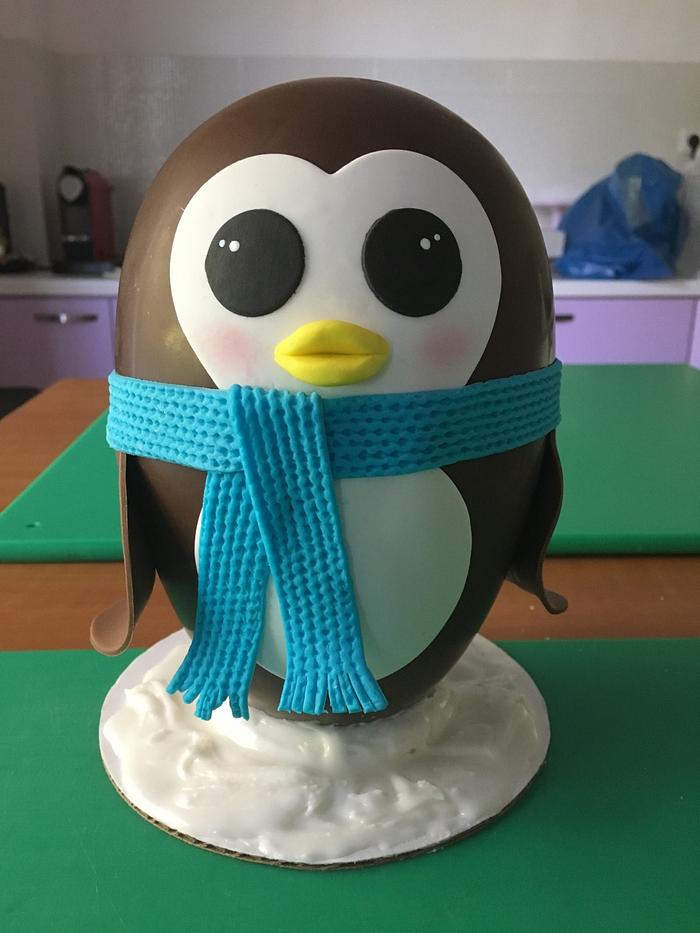 Penguin Easter Egg for my son
