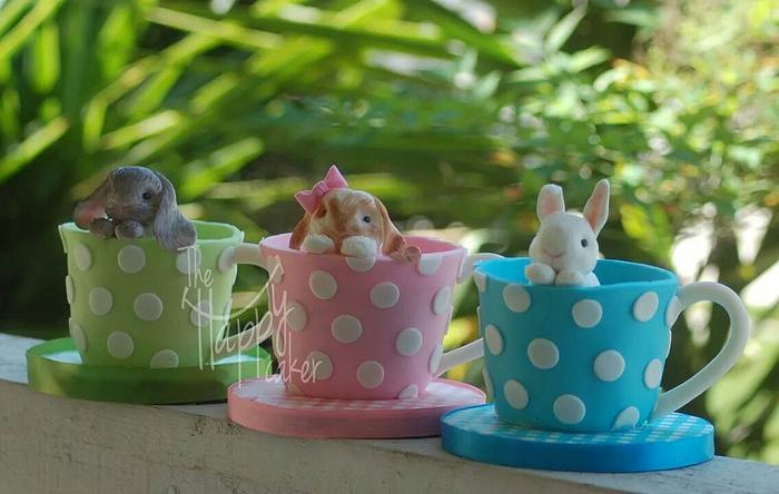 Bunny mini cakes