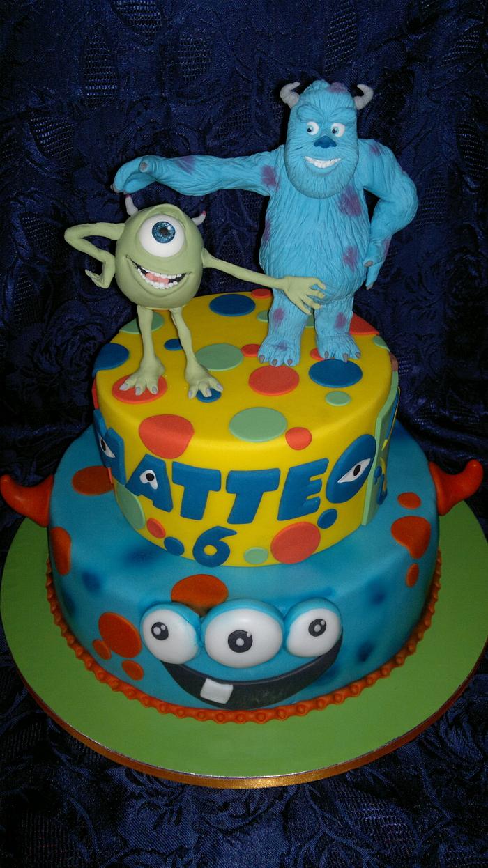 Cake Monsters Sullivan & Mike Wazowski