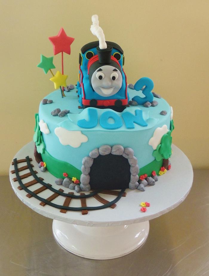 Thomas the Train Birthday Cake