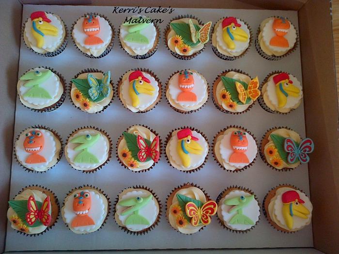 Donosaur train cupcakes