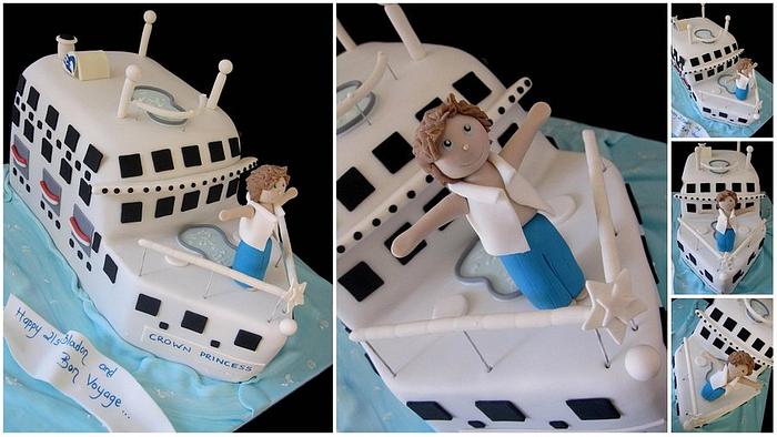 Cruise Ship 21st cake