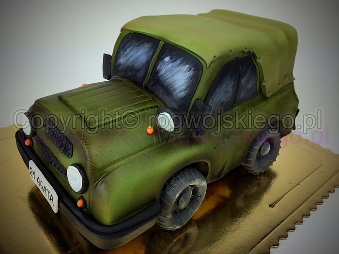 Russian UAZ Cake / Tort auto terenowe UAZ 