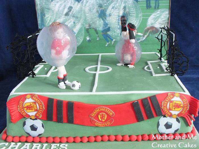 Bubble Football Cake!