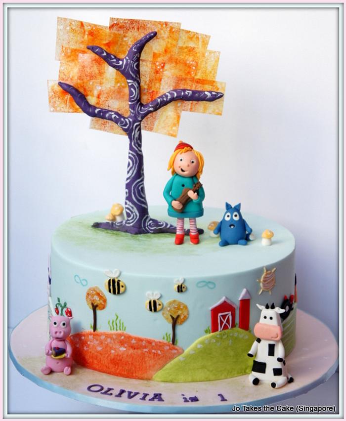 Princess Sofia Themed Birthday Cake - CakeCentral.com