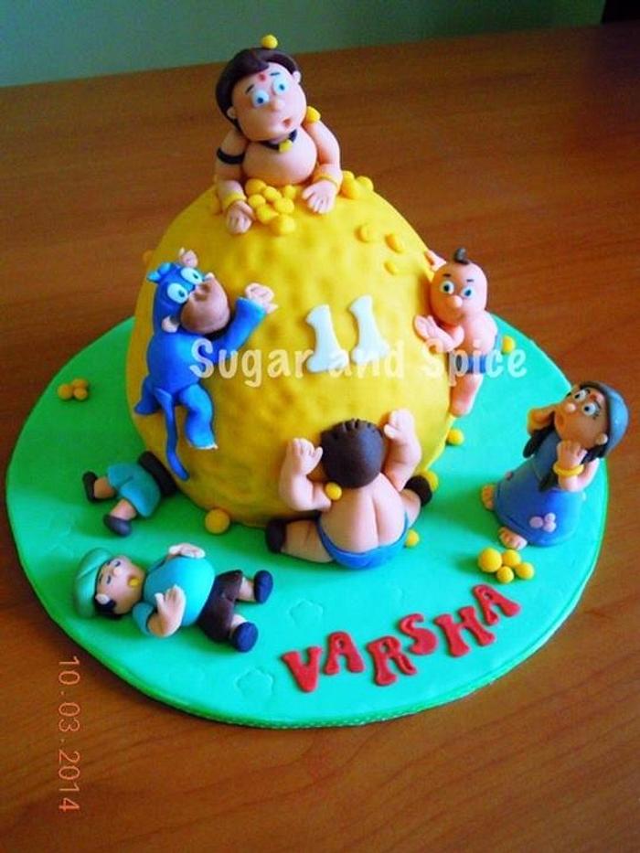 Chota Bheem Birthday Cake Ideas Images (Pictures) | Cartoon cake, Cool cake  designs, Disney cakes