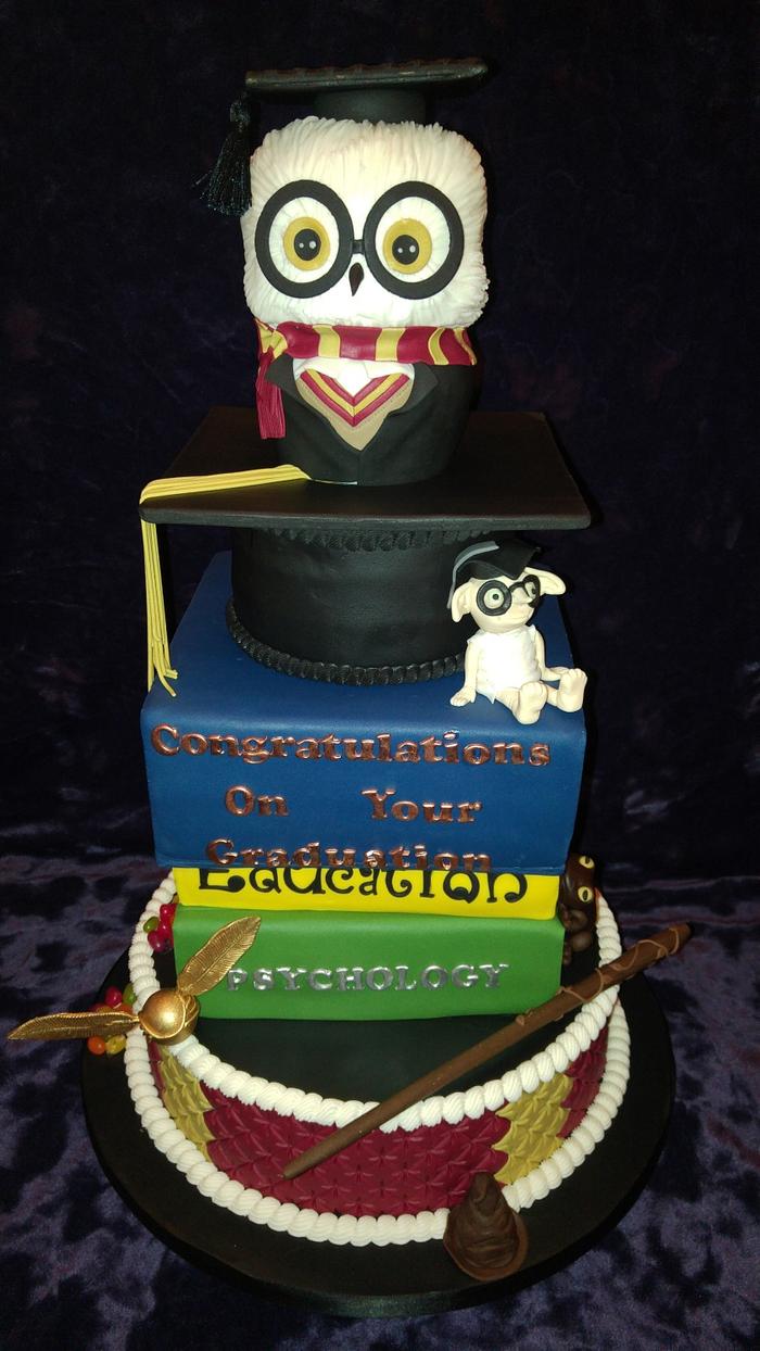 Harry Potter Graduation Cake