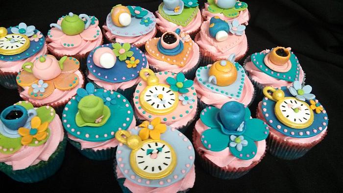 Whimsical Tea Party Cupcakes