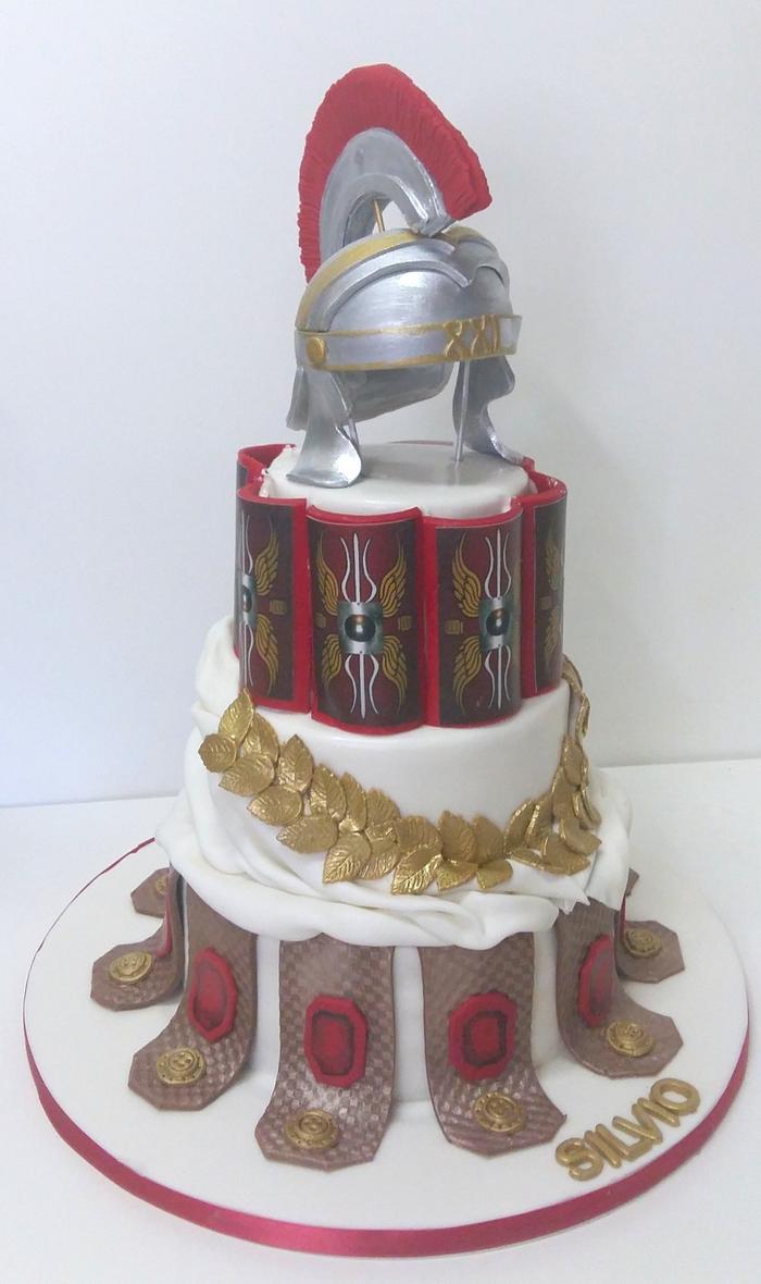 Roman Centurion Cake