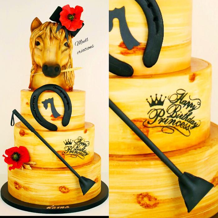 Horse cake by MADL creations