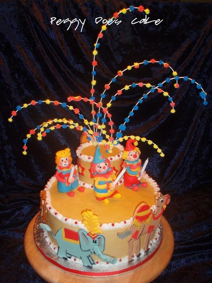 Circus Cake (from the book "Monsters Birthday Party")