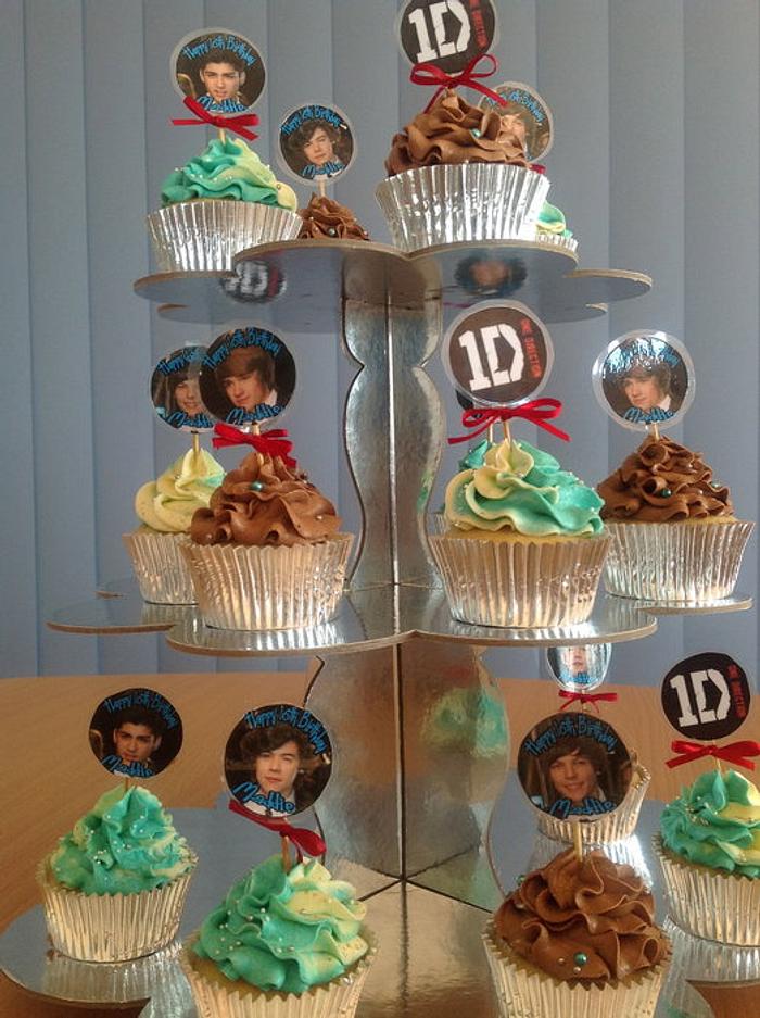 One Direction cupcakes