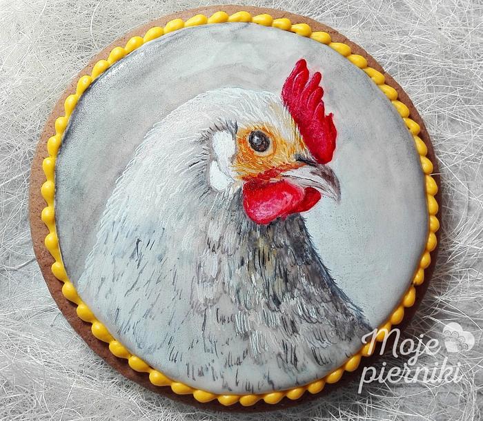 Portrait of a hen
