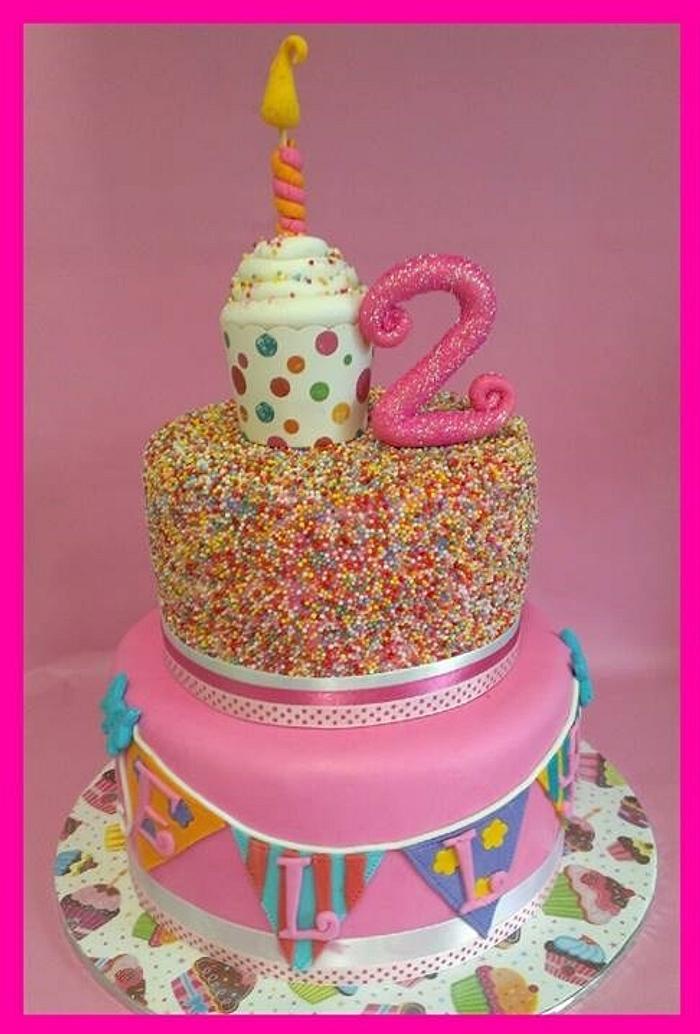 Cute and Colourful Birthday Cake