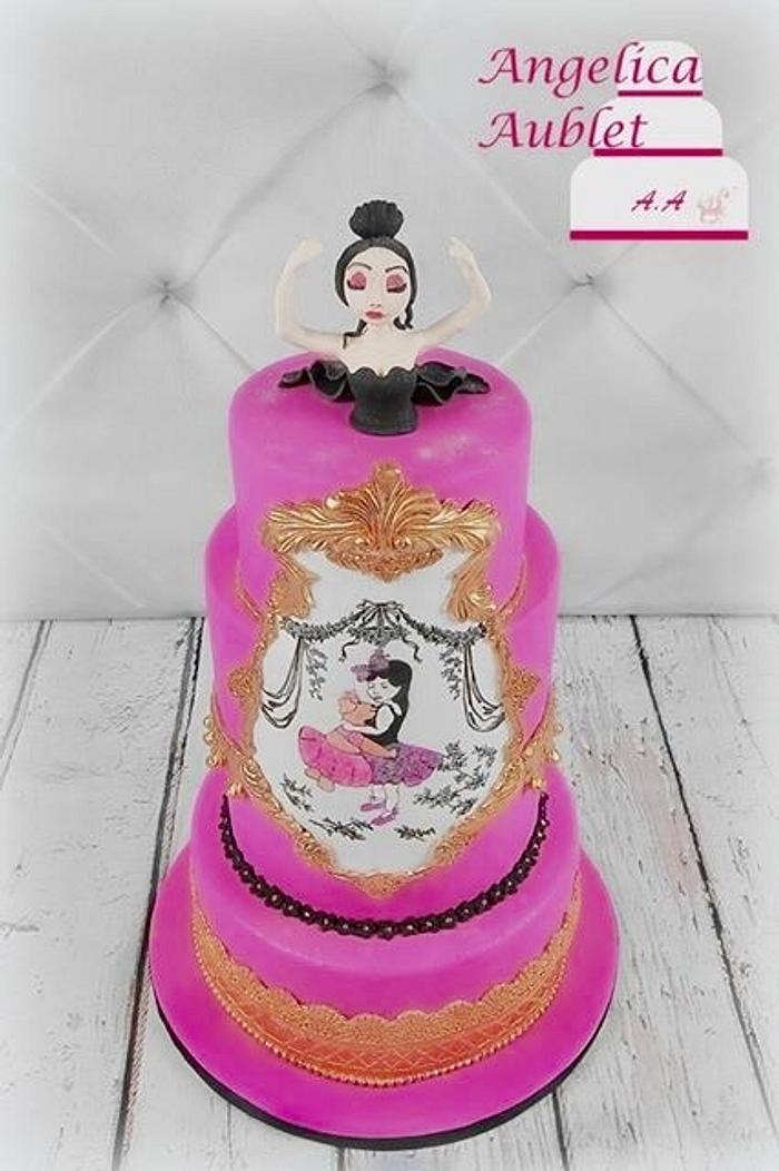 Ballerina cake 