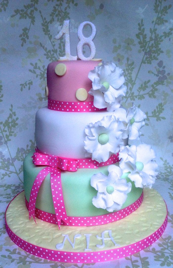 18th Birthday cake 