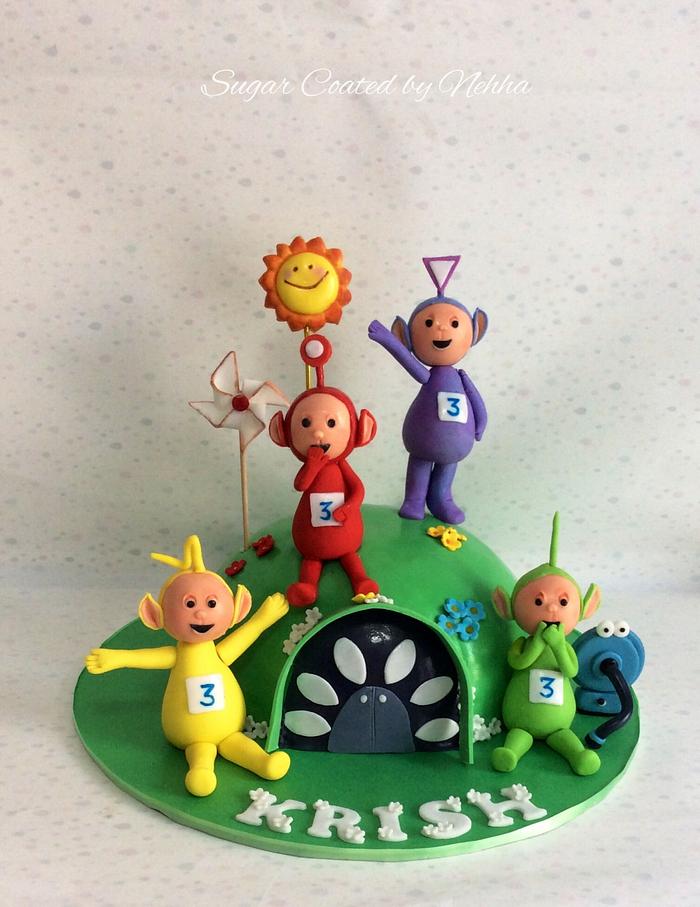 Teletubbies Cake Decorated Cake By Sugar Coated By CakesDecor