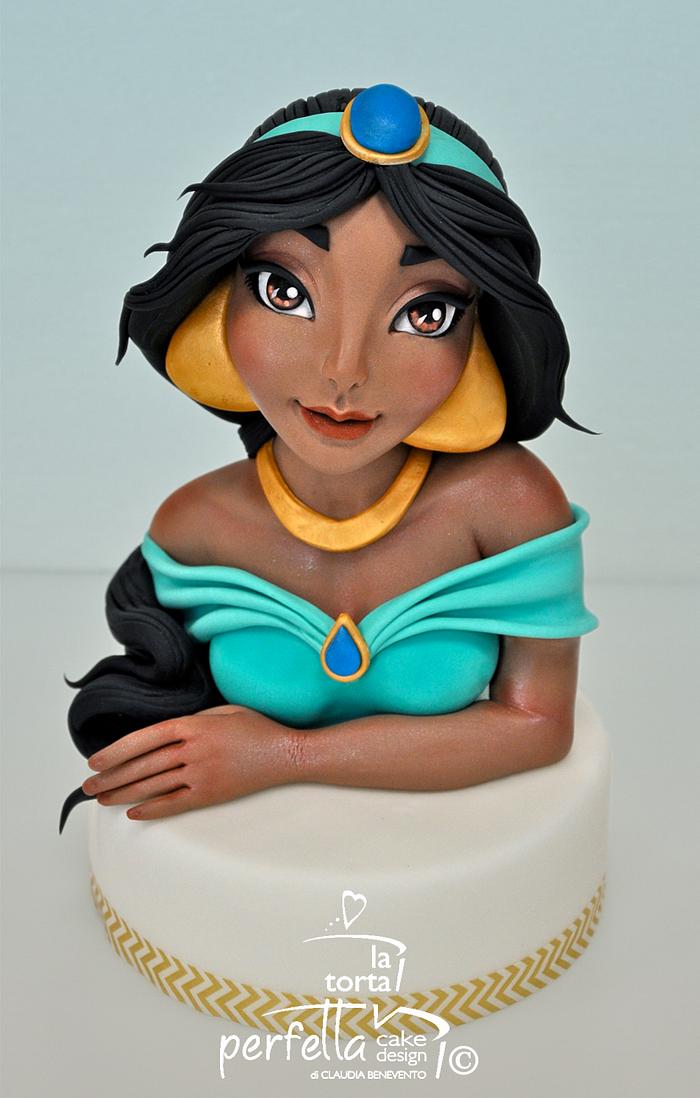 Princess Jasmine cake topper