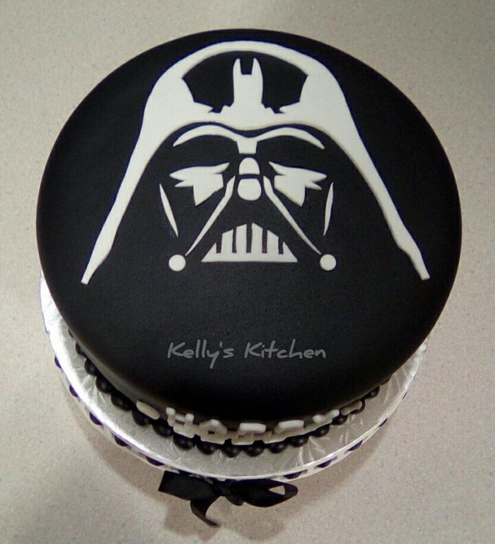 Darth Vader birthday cake