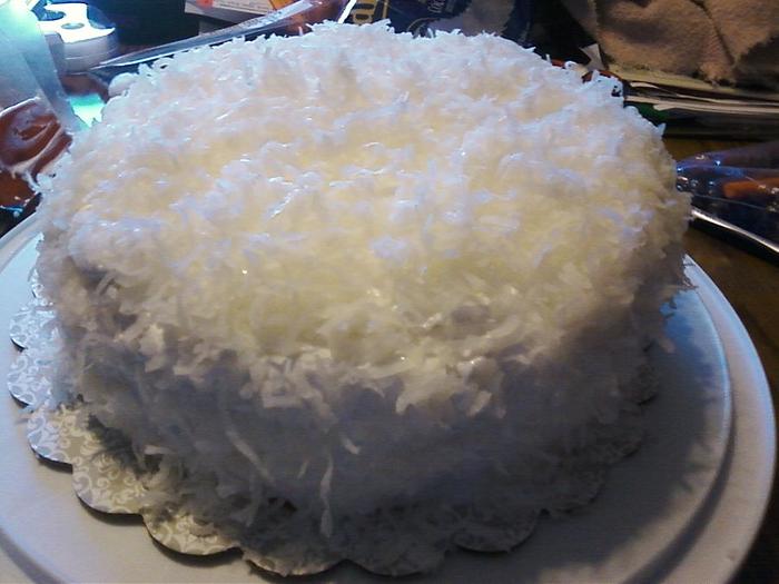 Coconut Cake 1st homemade June 2013