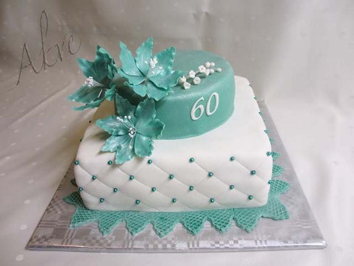 Turquoise cake