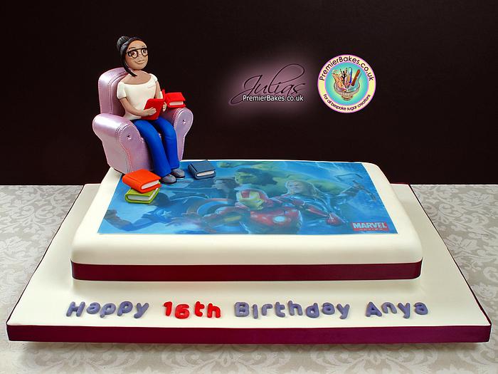 Sweet 16 Birthday Cake
