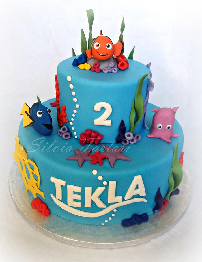 Nemo & Dory cake