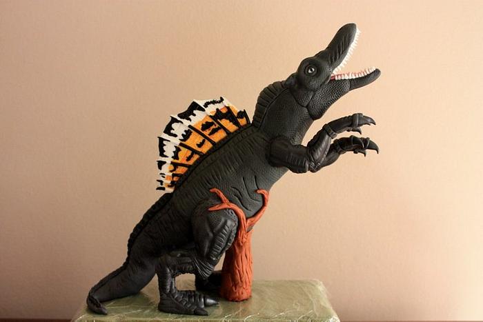 Dinosaur cake topper