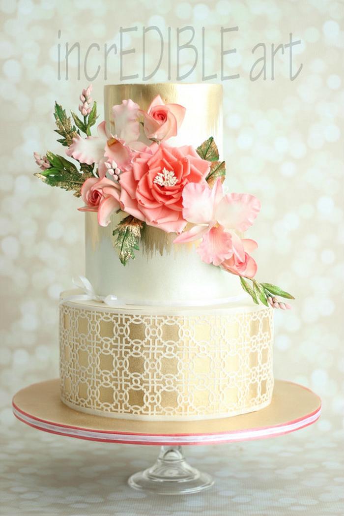 "Mesmerize"- Wedding Cake
