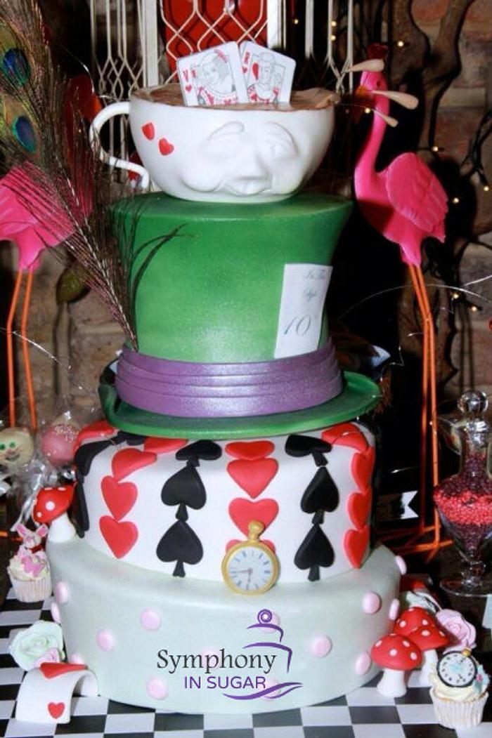 Alice In Wonderland Cake