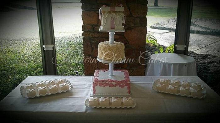 20's themed wedding cake