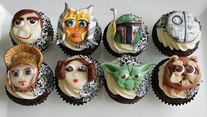 Star Wars cupcakes by Mili